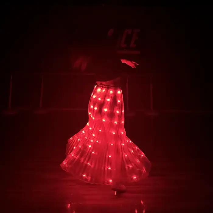 Ruoru jupe Led femmes danse du ventre