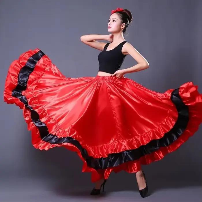 Jupe de Flamenco espagnole pour femme gitane