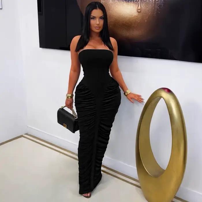 Robe longue sexy pour femme