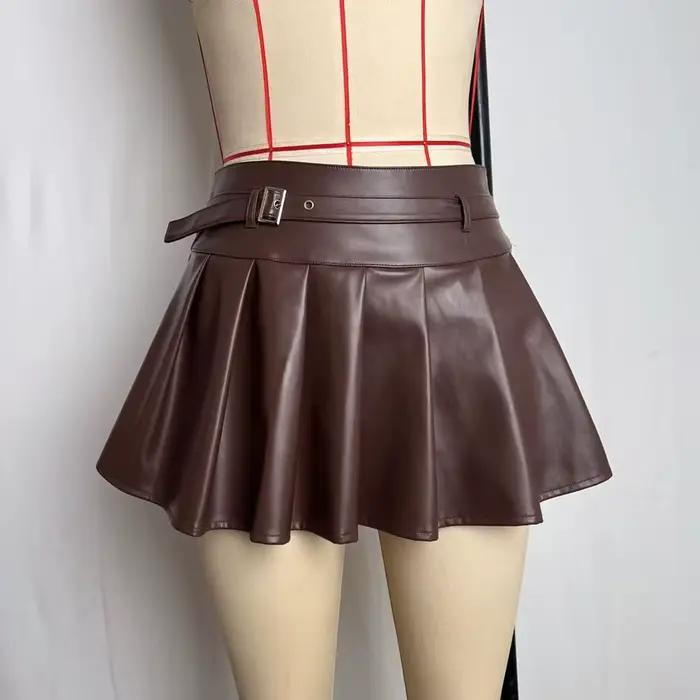 Jupe plissée de Style collégial pour femmes