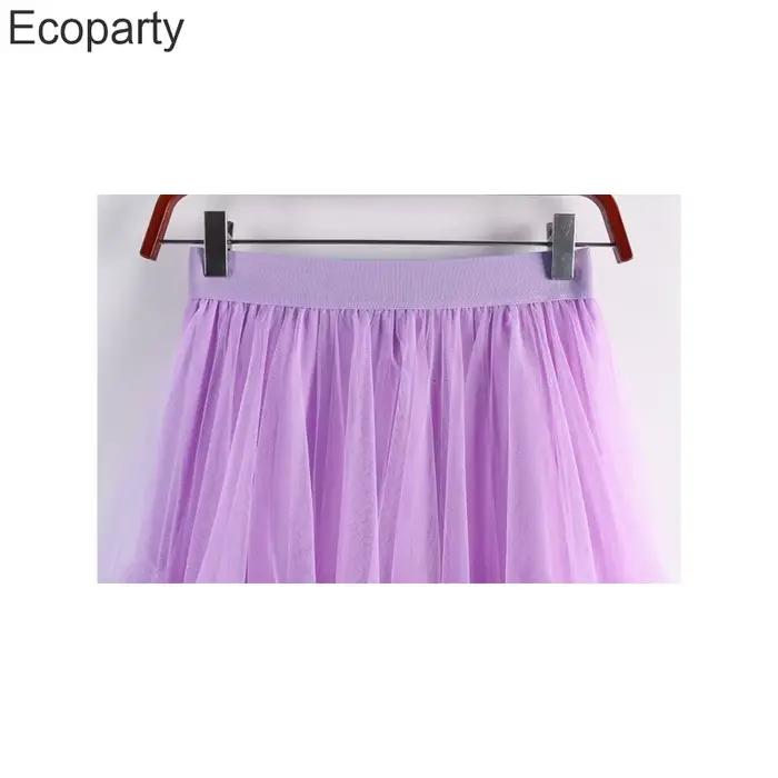 Jupe longue en tulle pour femme