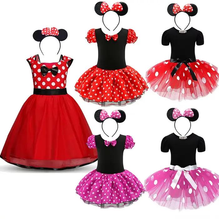 Jupe Mickey pour petites filles de 1 à 6 ans