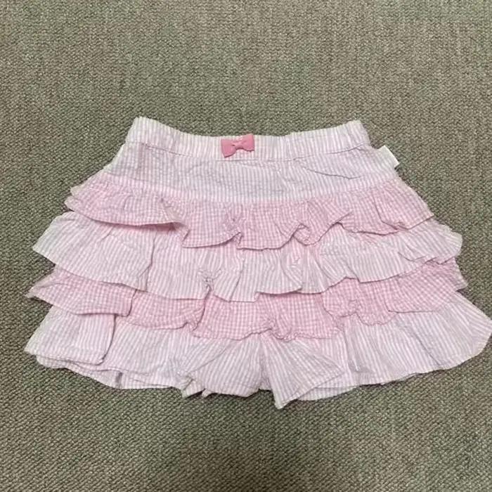 Jupe femme mode Streetwear rose motif à pois sport Style décontracté vintage Y2K Emo filles douce Harajuku