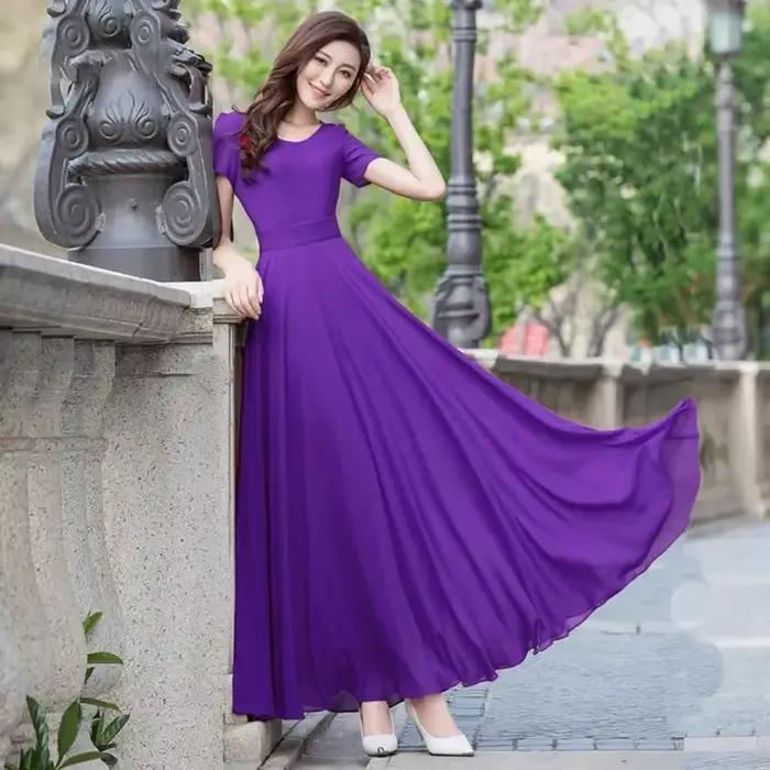 Nouvelle Robe Longue d'Été pour Femme 206