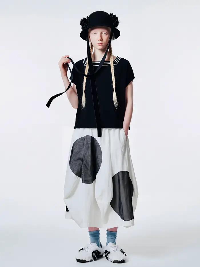 Jupe midi blanche pour femme