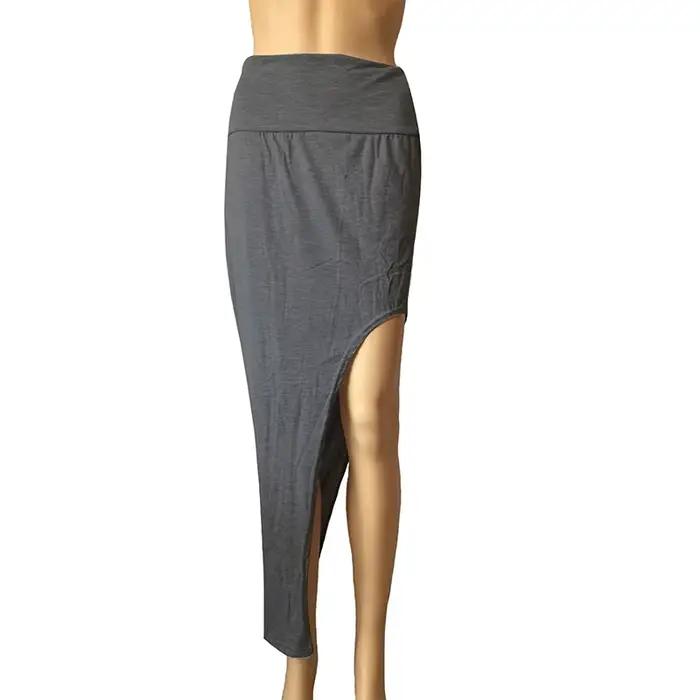 Mode jupes fendues femmes Sexy longues