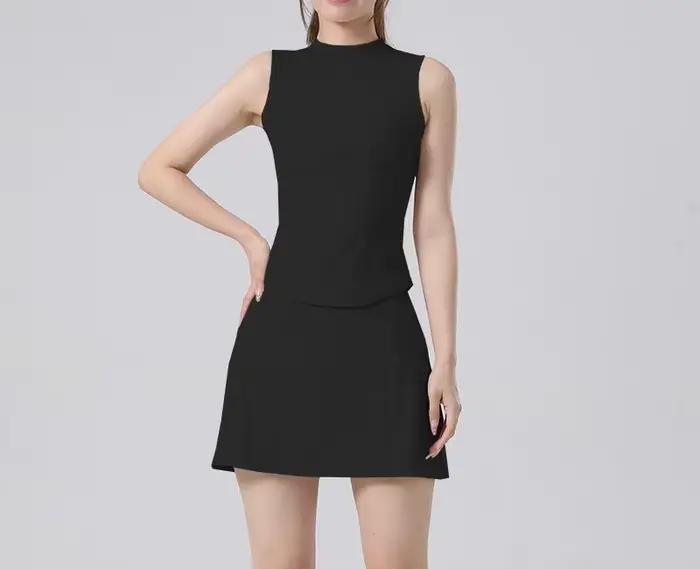 Ensemble jupe de tennis sportive pour femme