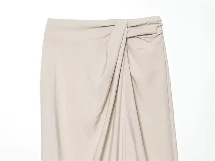 Jupe plissée midi pour femme