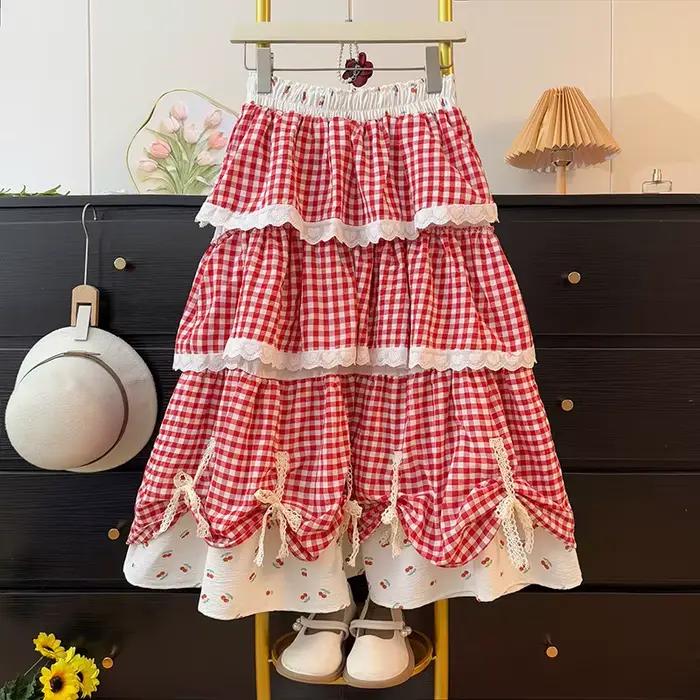 Jupes à carreaux douces pour femmes