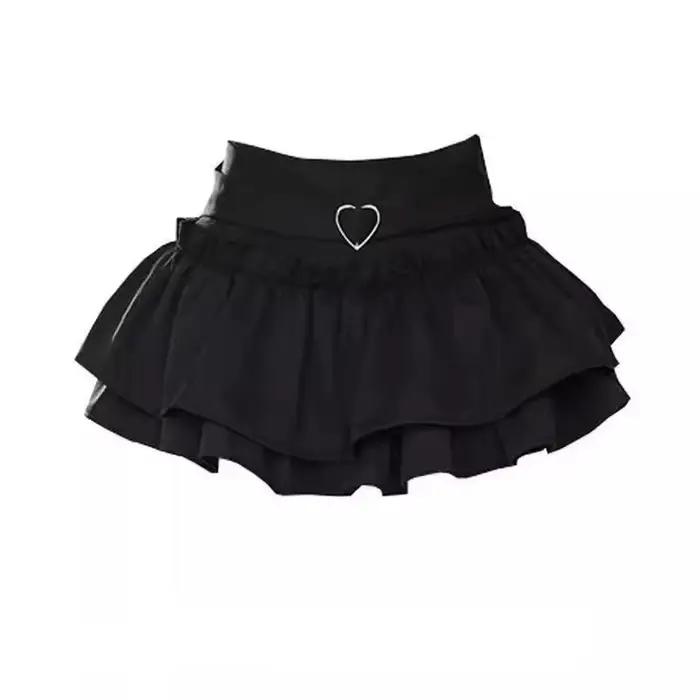 Mini jupe trapèze rose pour femmes