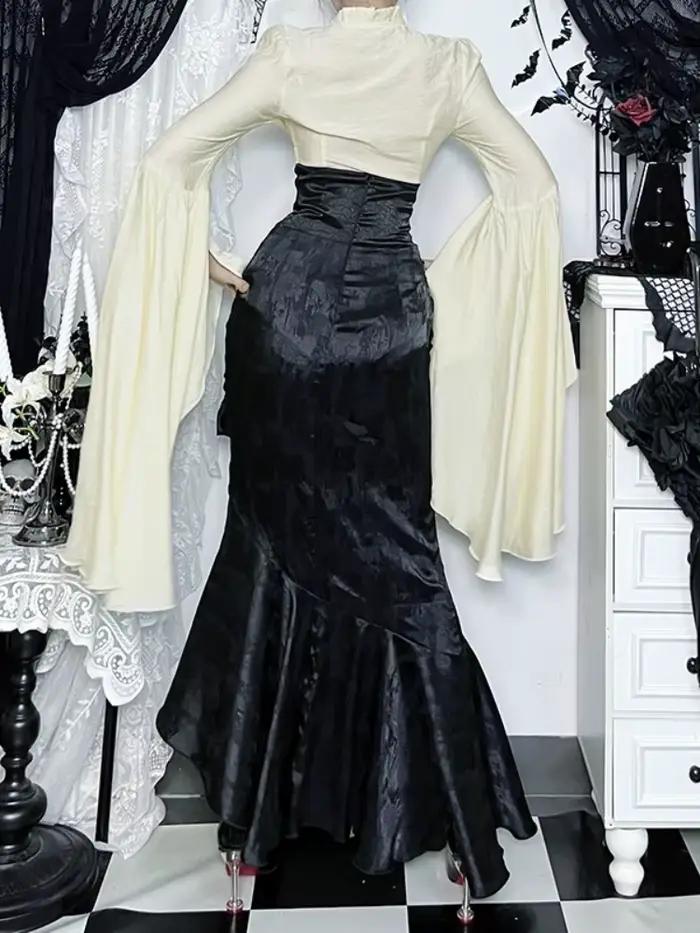 Nouvelle jupe gothique vintage 2026