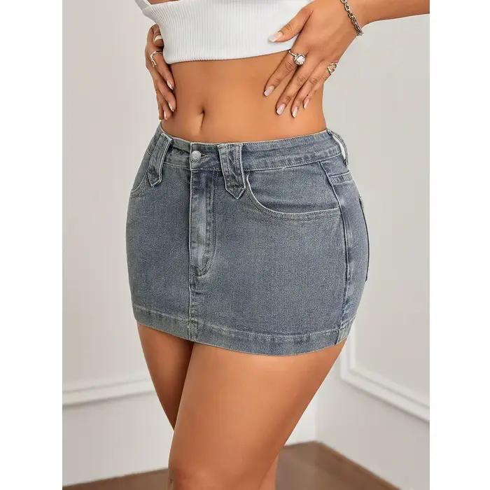 Jupes en jean d'été pour femmes