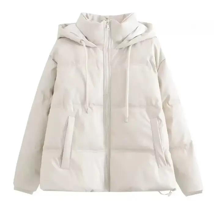 Manteau froid d'hiver pour femmes, vestes d'hiver pour femmes, Parkas chauds en cuir PU, manteau d'hiver Promotion, vêtements d'extérieur pour femmes, 2023