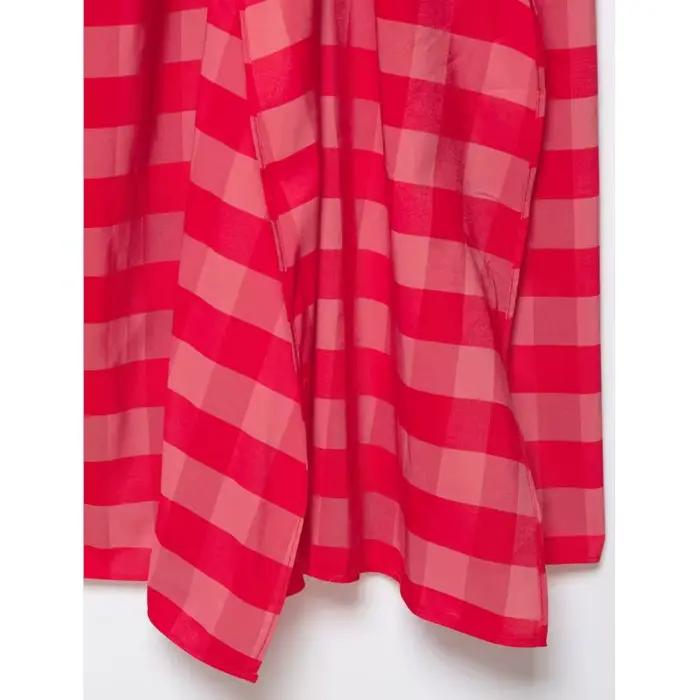 Jupe midi à carreaux avec volants HipSeam pour femme – Nouvelle collection été 2026 – Jupes décontractées à taille