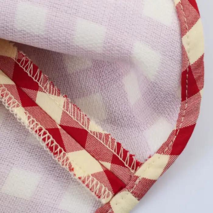 Jupe midi trapèze rouge à carreaux pour femme 2026 – Taille haute