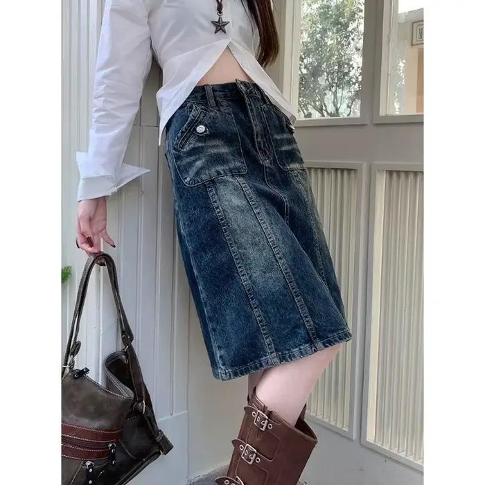 Jupe en jean Vintage américaine