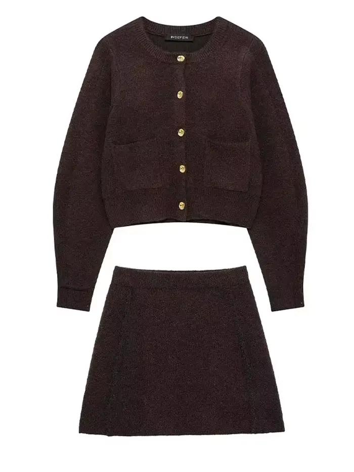 Jupe marron pour femmes