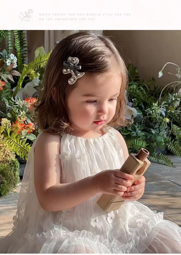 Jupe d'été en maille à bretelles pour filles