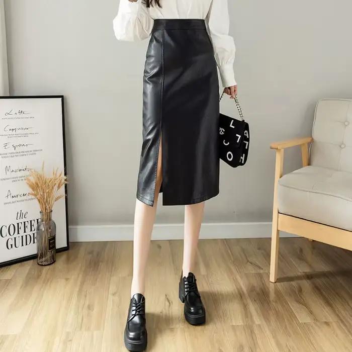 Jupe mi-longue, nouveau Style pour printemps et automne