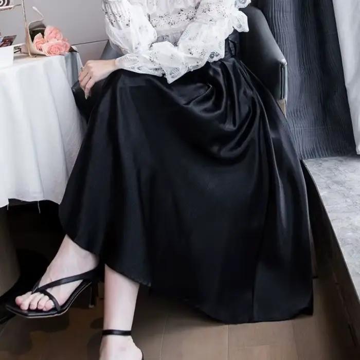 Jupe femme luxe élégant longue Maxi