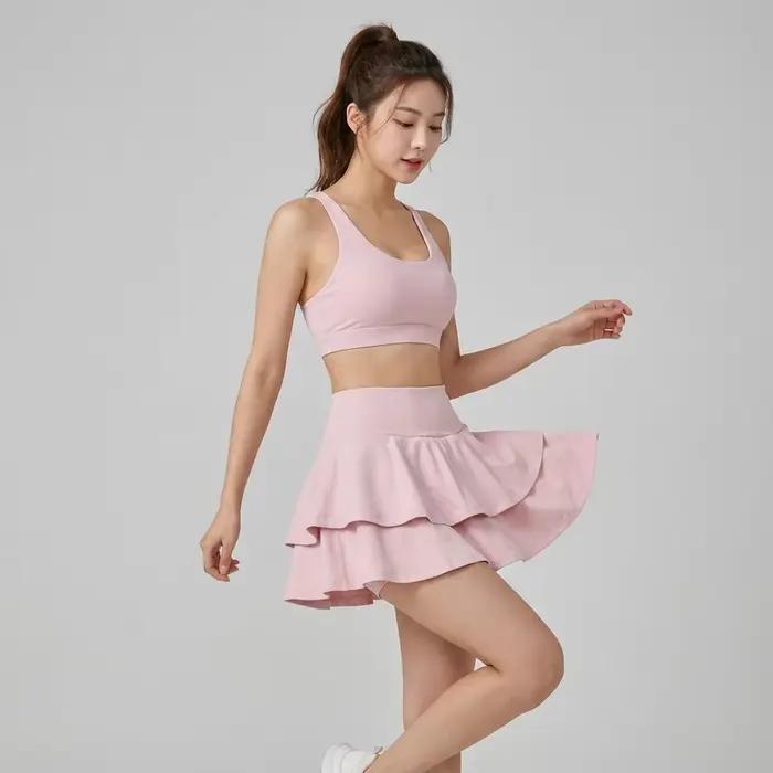 Jupe de yoga pour femme avec poche