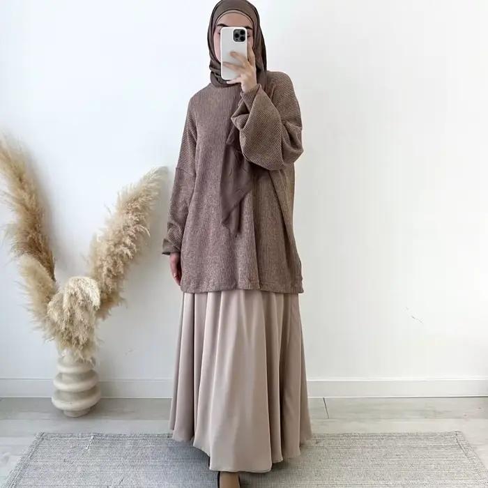 Ensemble jupe et haut pour femme musulmane