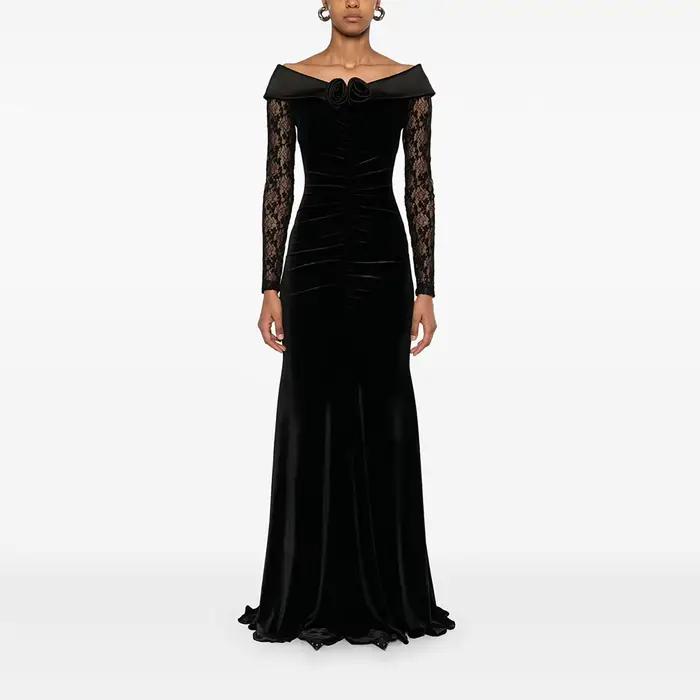 Robes de soirée noires simples