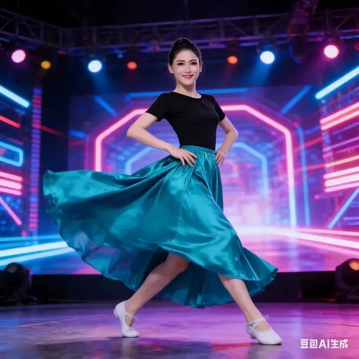 Jupe de flamenco pour femme
