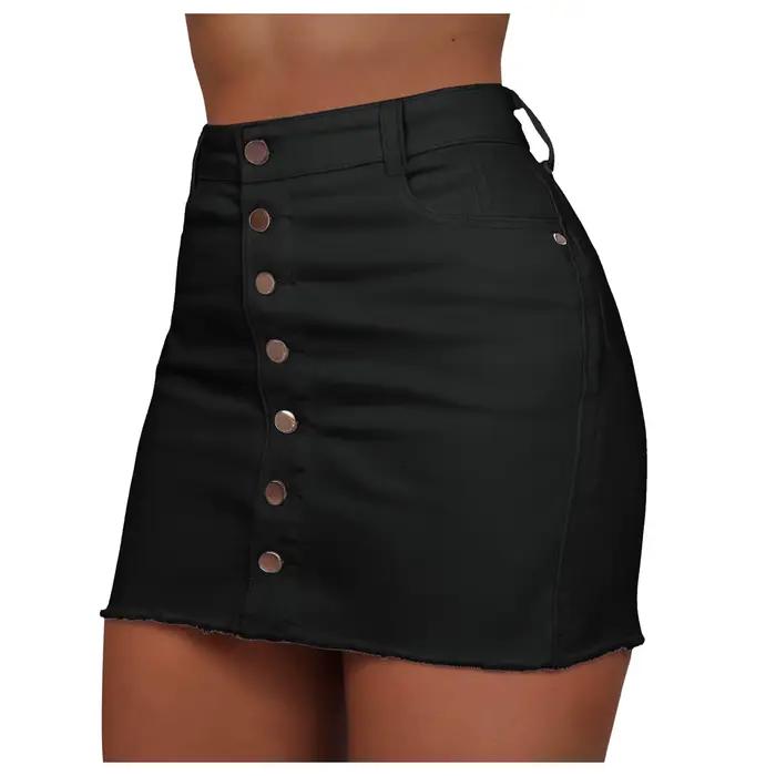 Mini jupes à volants taille haute pour femmes