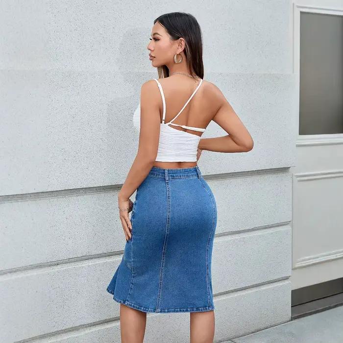 Jupes en jean pour femmes