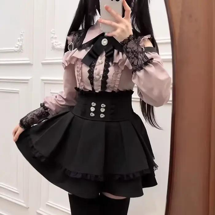 Chemise Jirai Kei, jupe JK