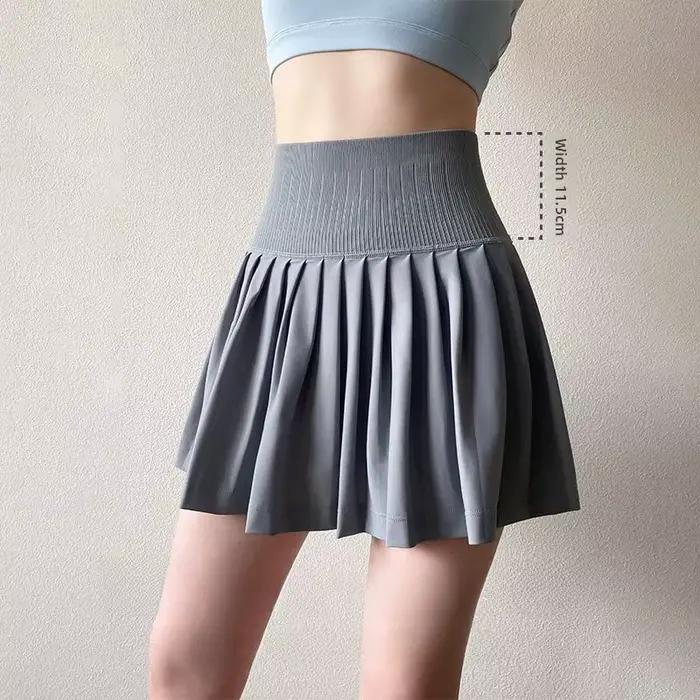 Jupe de sport taille haute pour femme