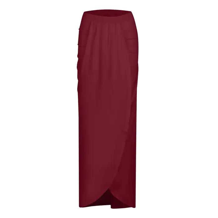 Jupe drapée taille haute pour femme