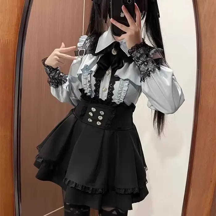 Chemise Jirai Kei, jupe JK