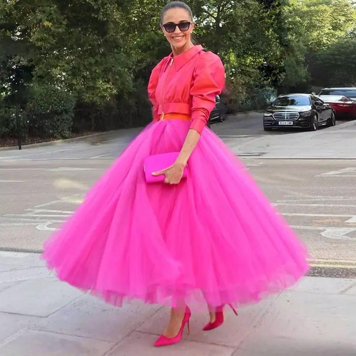Jupe Maxi Bouffante en Tulle pour Femme