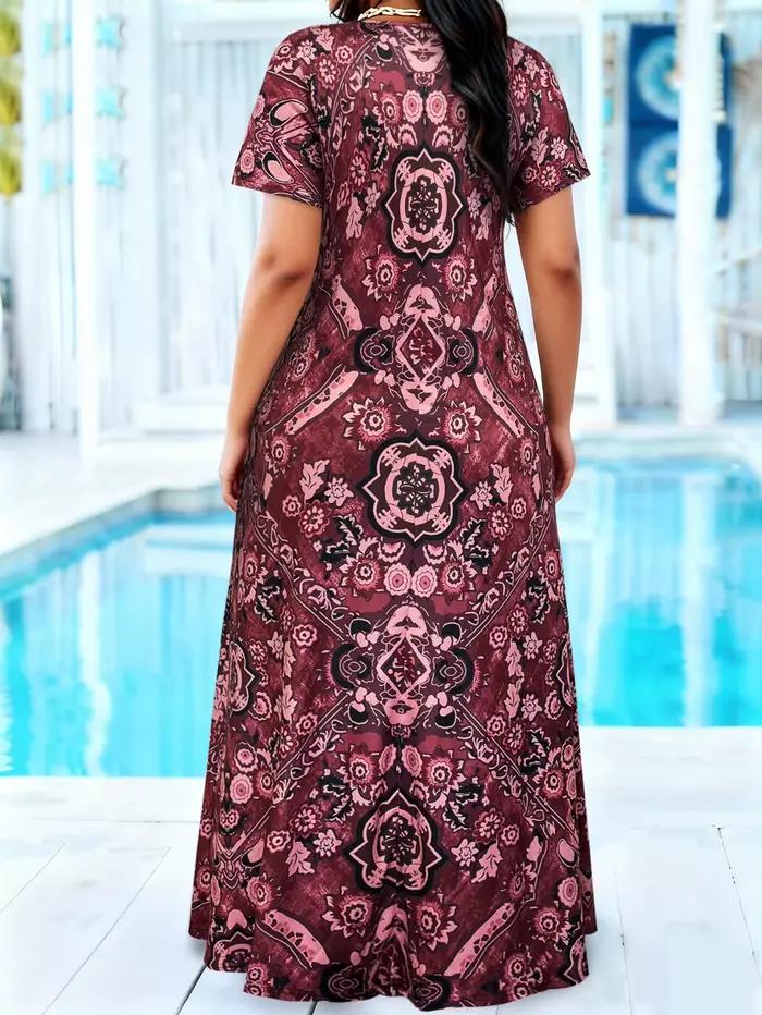 Robe longue pour femmes grande taille
