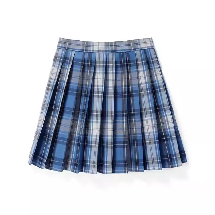 Jupe plissée taille haute préppy plaid pour femmes XS-5XL style écolière danse occasionnelle été hiver