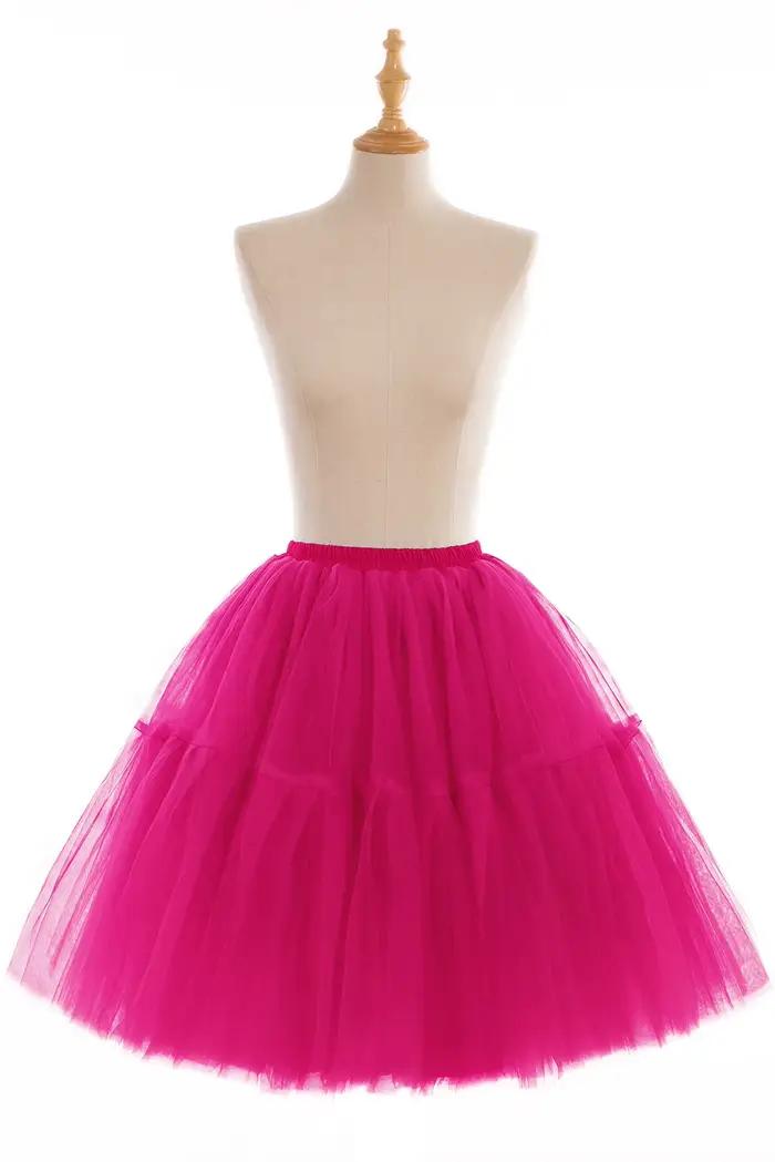 Jupes Tutu Fuchsia multicouche en Tulle