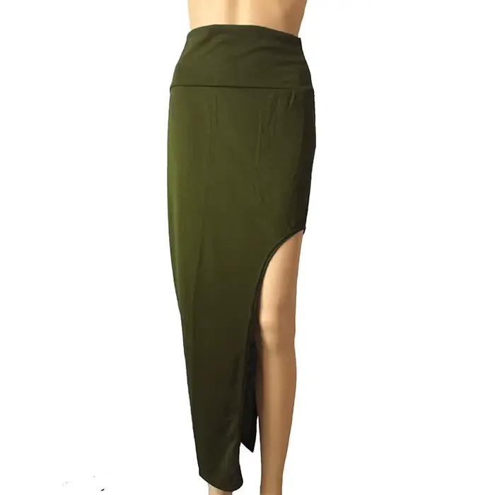 Mode jupes fendues femmes Sexy longues