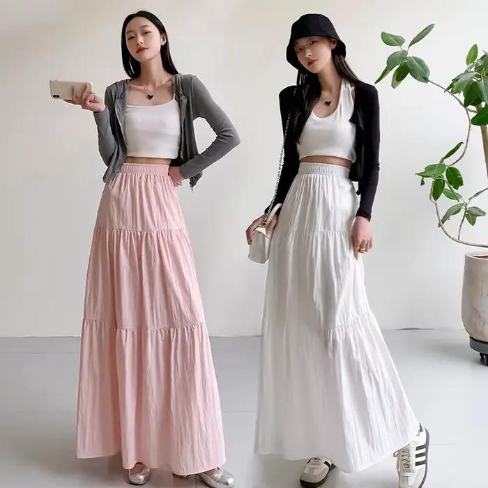 Jupes longues blanches pour femmes