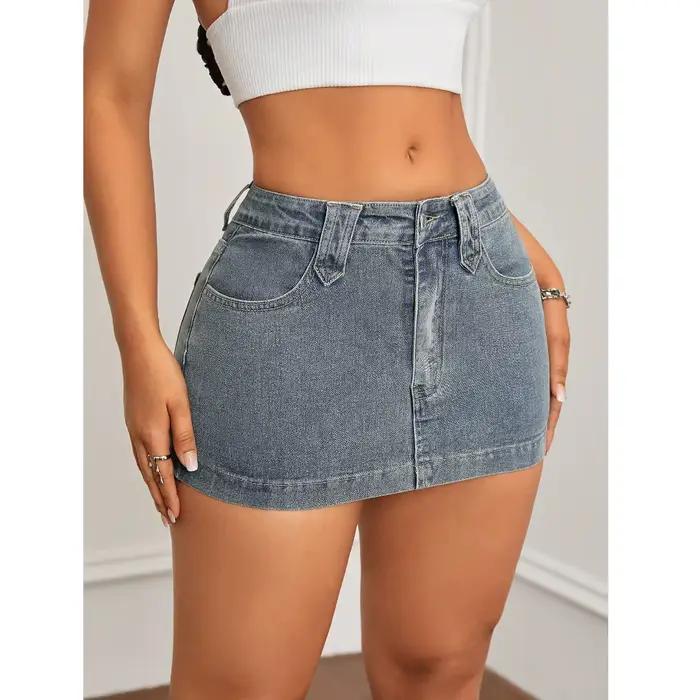 Jupes en jean d'été pour femmes