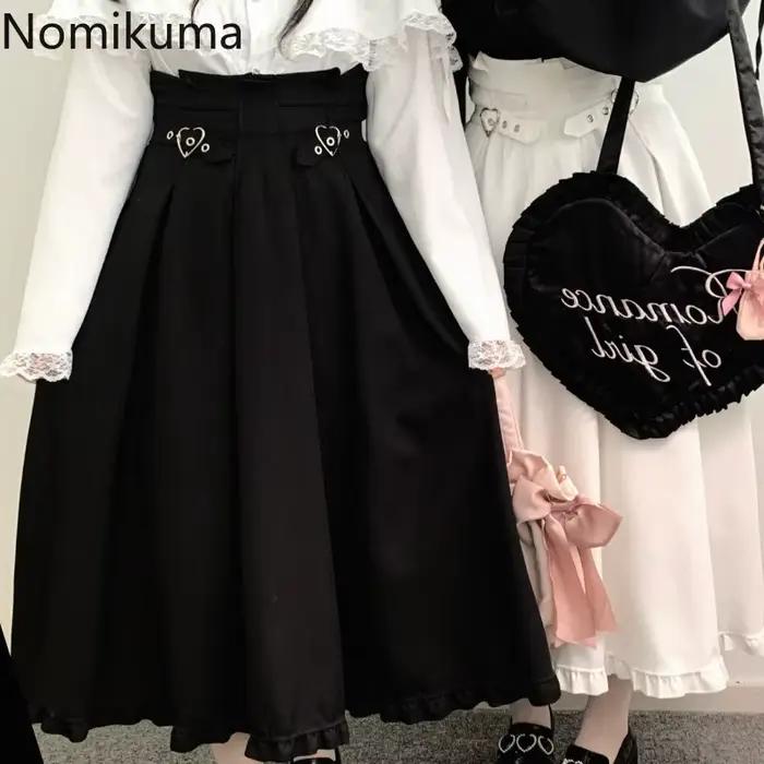 Jupes blanches taille haute pour femmes