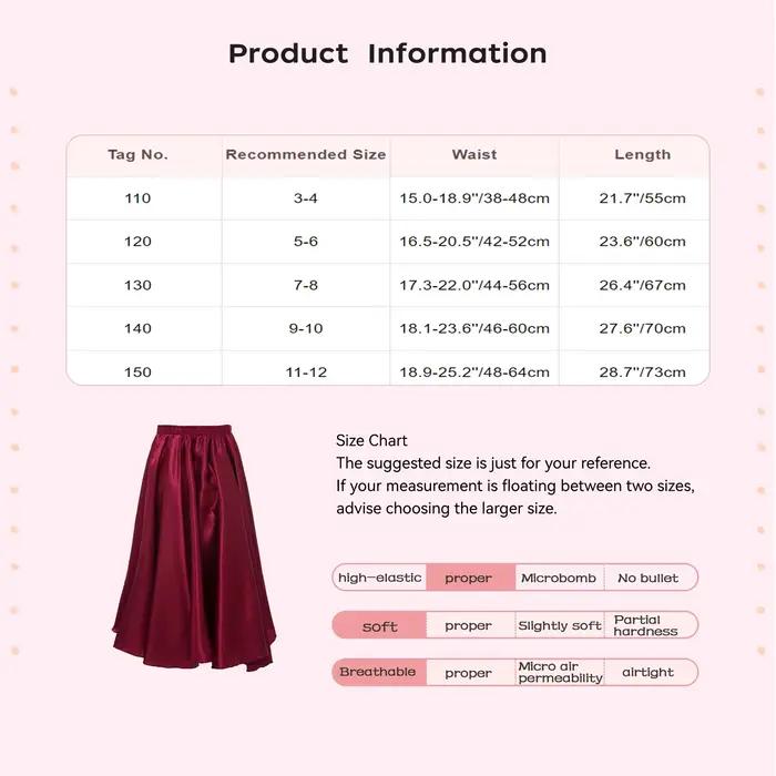 Jupe de Flamenco espagnole pour filles