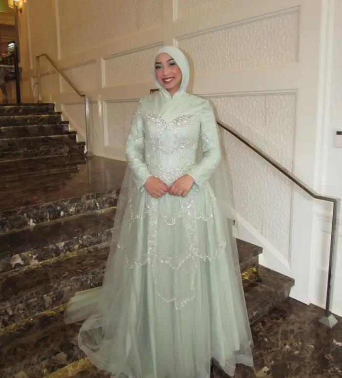 Robes de mariée sexy à manches longues pour femmes