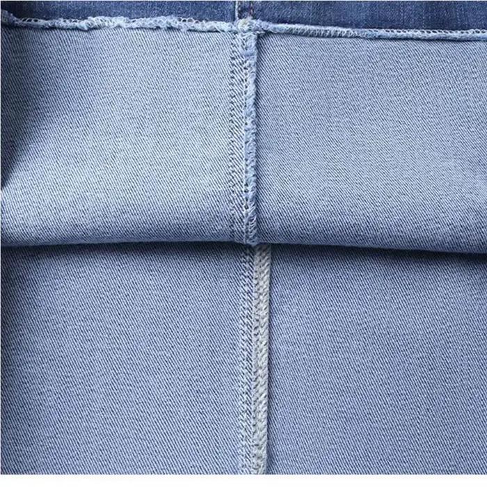Jupe en jean taille haute fendue pour femme