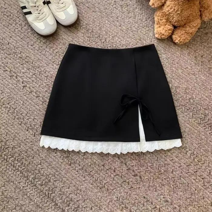 Femmes bureau dame taille haute a-ligne Mini jupe douce élégante jupe courte décontracté été mode ju