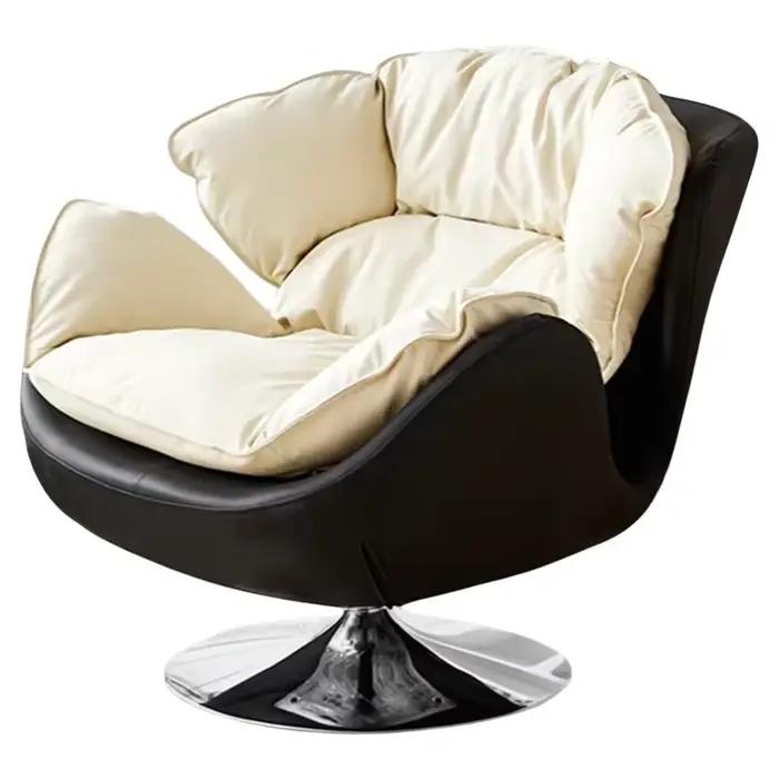 Balcon chambre chaises salon moderne coussin canapé chaises inclinables Design pivotant Design Muebl
