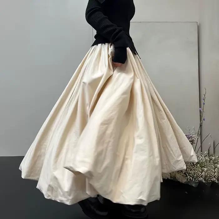 Jupe bouffante, nouvelle jupe parapluie printemps 2025 pour femme, jupe nuage polyvalente taille hau