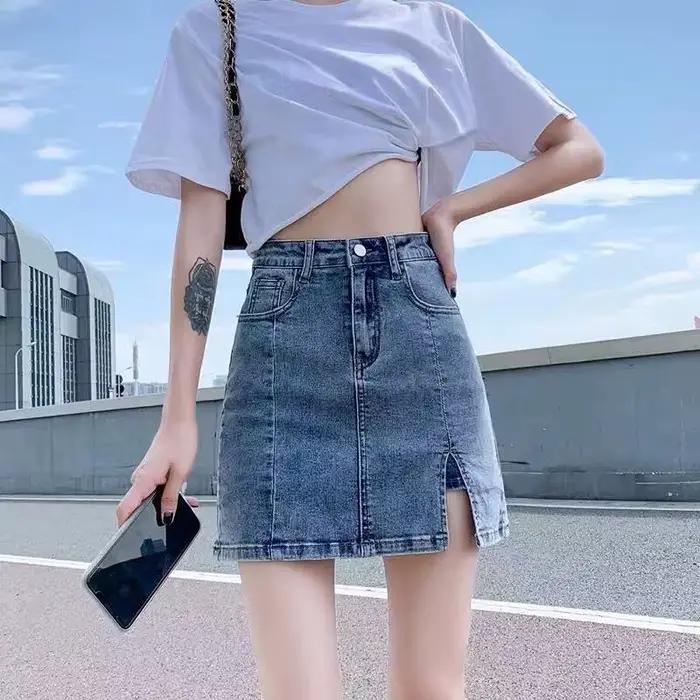 Très short Sexy Mini pantalon jupe femmes 2025 hanche taille haute serré Style coréen mode été Jean