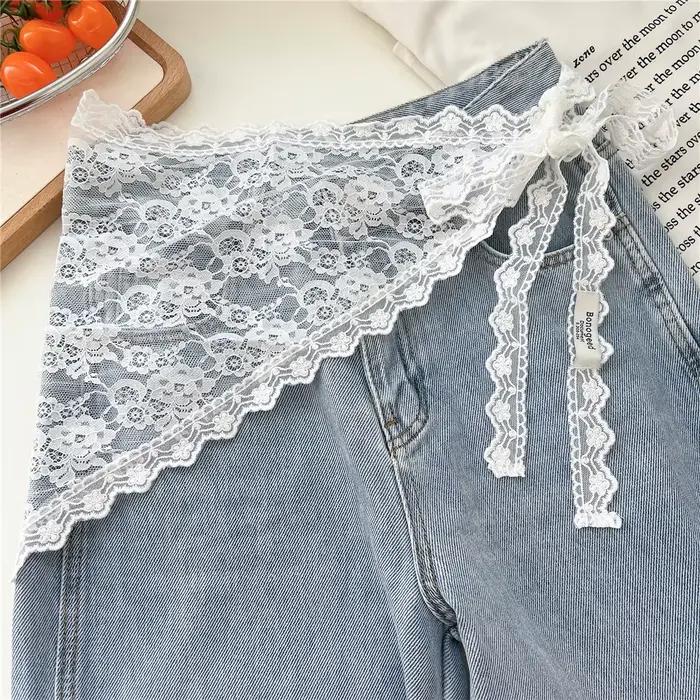 VENTE FLASH 2025! Jupe Y2K en dentelle et tulle pour femme, jupe mi-longue superposée en dentelle, p